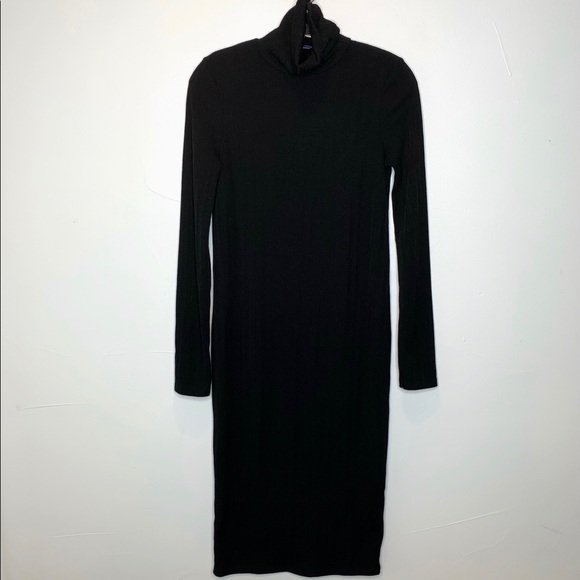 zara mock neck dress